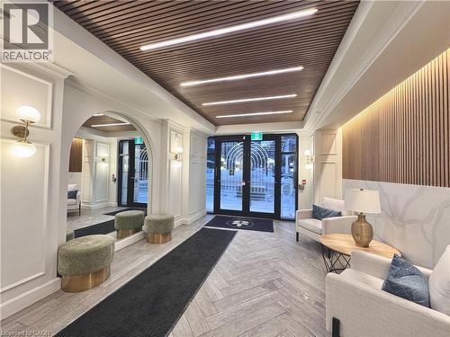 BEAUTIFULLY DESIGNED LOBBY - 169 James Street S Unit# 401, Hamilton, ON - Indoor Photo Showing Other Room