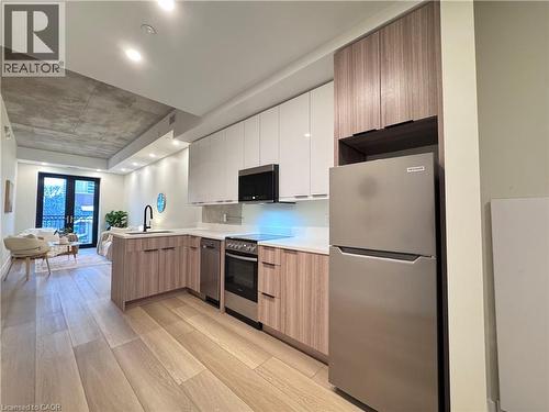 STAINLESS STEEL APPLIANCES - 169 James Street S Unit# 401, Hamilton, ON - Indoor Photo Showing Kitchen