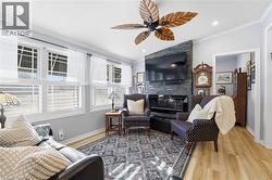 Floor to Ceiling Stone Electric Fireplace - 