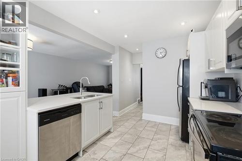 34 Balsam Avenue N, Hamilton, ON - Indoor Photo Showing Kitchen With Double Sink
