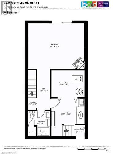 Basement - 3029 Glencrest Road Unit# 58, Burlington, ON - Other