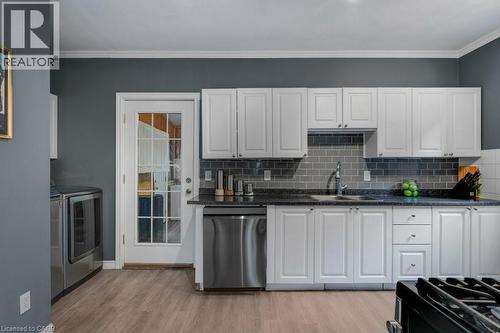 6 Glanville Avenue, Brantford, ON - Indoor Photo Showing Kitchen With Stainless Steel Kitchen With Double Sink