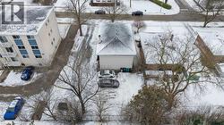 View of snowy aerial view - 