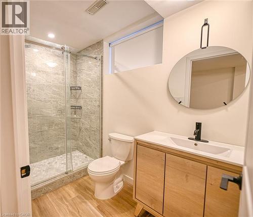 basement - 130 Coopershawk Street, Kitchener, ON - Indoor Photo Showing Bathroom