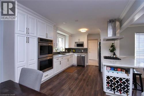 1284 Highway 54, Caledonia, ON - Indoor Photo Showing Kitchen With Stainless Steel Kitchen