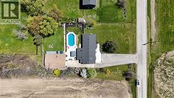 Aerial view of a pool area - 