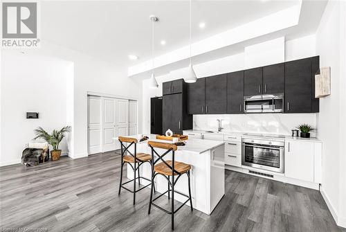 7549A Kalar Road Unit# 407, Niagara Falls, ON - Indoor Photo Showing Kitchen With Upgraded Kitchen