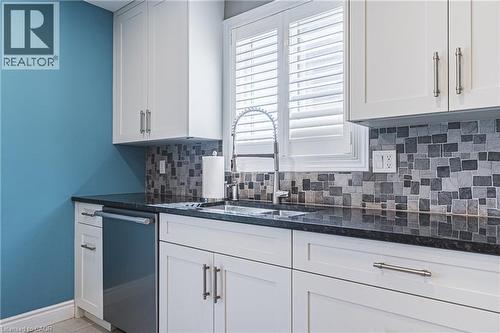19 Liuna Court, Hamilton, ON - Indoor Photo Showing Kitchen With Double Sink