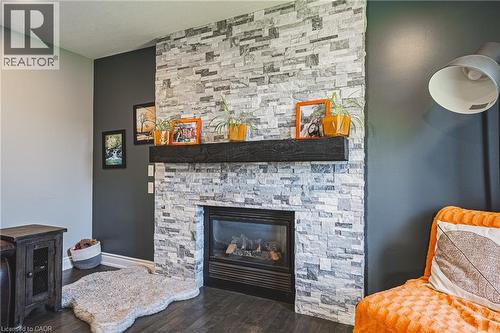 19 Liuna Court, Hamilton, ON - Indoor With Fireplace