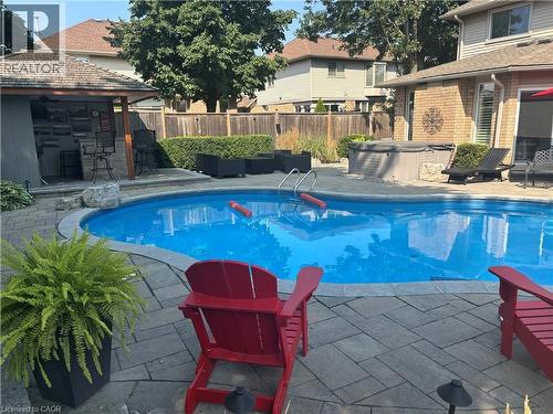 3182 Tania Crescent, Burlington, ON - Outdoor With In Ground Pool With Deck Patio Veranda