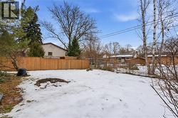 View of snowy yard - 