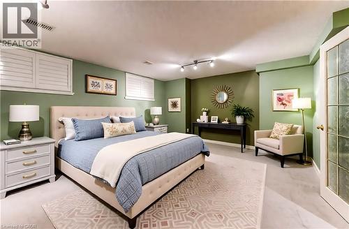 Virtually Staged - 2 Morningview Place, Kitchener, ON - Indoor Photo Showing Bedroom