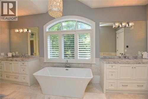 Luxurious Heated Floors - 4180 Lakeshore Road, Burlington, ON - Indoor Photo Showing Bathroom