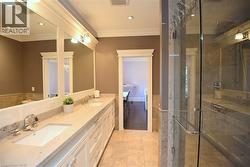 shared bathroom with two bedrooms - 