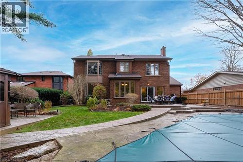 9 Scarfe Gardens, Brantford, ON - Outdoor With In Ground Pool