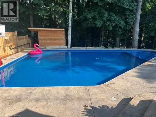 9 Scarfe Gardens, Brantford, ON - Outdoor With In Ground Pool