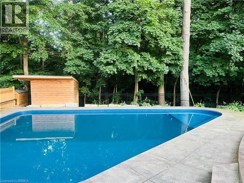 9 Scarfe Gardens, Brantford, ON - Outdoor With In Ground Pool