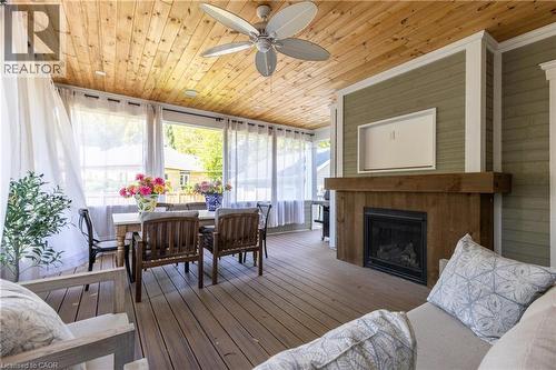 2195 Courtland Drive, Burlington, ON - Indoor With Fireplace