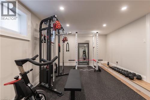 2195 Courtland Drive, Burlington, ON - Indoor Photo Showing Gym Room
