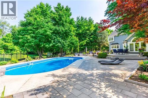 6618 Carriage Trail, Burlington, ON - Outdoor With In Ground Pool