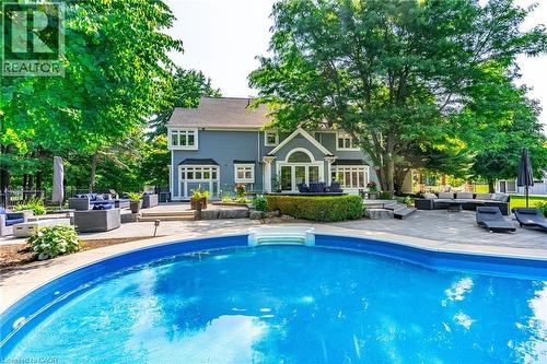 6618 Carriage Trail, Burlington, ON - Outdoor With In Ground Pool With Backyard