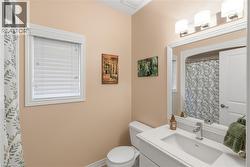 Front bathroom including soaking tub/shower - 