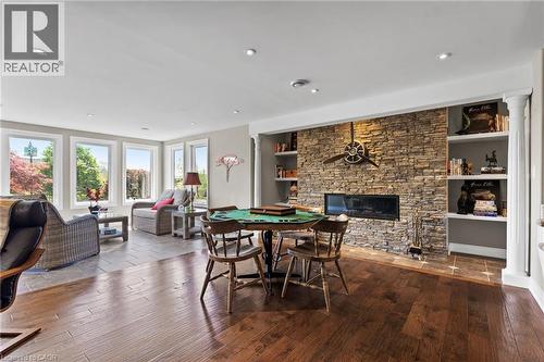 116 Sunrise Court, Ridgeway, ON - Indoor Photo Showing Other Room With Fireplace