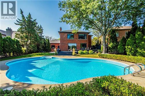 1319 Greeneagle Drive, Oakville, ON - Outdoor With In Ground Pool With Backyard