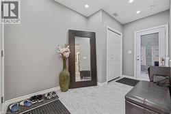 Entryway with baseboards and recessed lighting - 