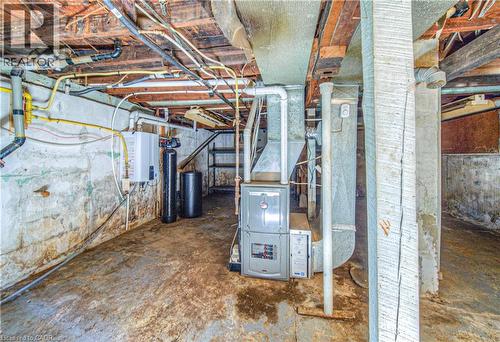 high efficiency gas furnace - 20 Beatty Avenue, Hamilton, ON - Indoor Photo Showing Basement
