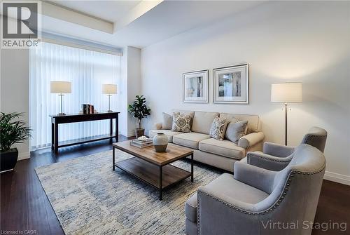 30 Times Square Boulevard Unit# 228, Stoney Creek, ON - Indoor Photo Showing Living Room