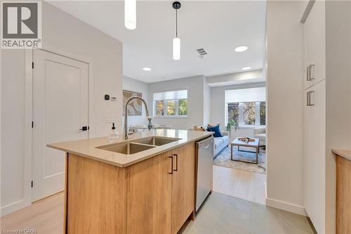39 Mill Street, Kitchener, ON - Indoor Photo Showing Kitchen With Double Sink
