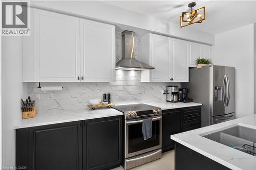 50 Kelso Drive, Caledonia, ON - Indoor Photo Showing Kitchen With Double Sink
