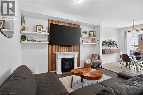 50 Kelso Drive, Caledonia, ON - Indoor Photo Showing Living Room With Fireplace