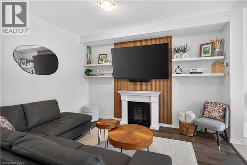 50 Kelso Drive, Caledonia, ON - Indoor Photo Showing Living Room With Fireplace