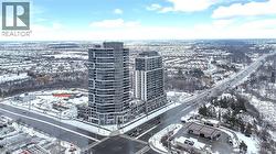 View of urban area with a major roadway - 