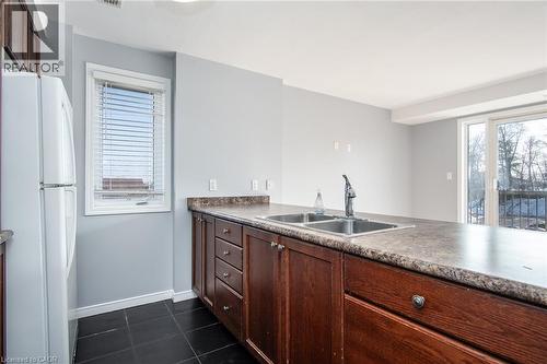 234 Rachel Crescent Unit# E, Kitchener, ON - Indoor Photo Showing Kitchen With Double Sink