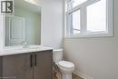 Bathroom with vanity and toilet - 155 Equestrian Way Unit# 22, Cambridge, ON  - Indoor Photo Showing Bathroom 