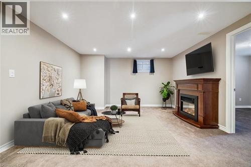 Recreation Room - 2428 Salcome Drive, Oakville, ON - Indoor Photo Showing Other Room With Fireplace