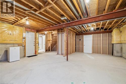 Storage or Future Living Space - 2428 Salcome Drive, Oakville, ON - Indoor Photo Showing Basement