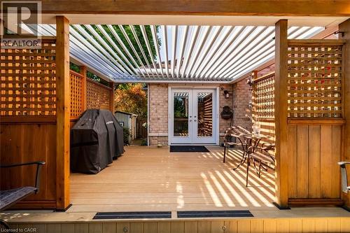 With Motorized Metal Pergola - 2428 Salcome Drive, Oakville, ON - Indoor Photo Showing Other Room