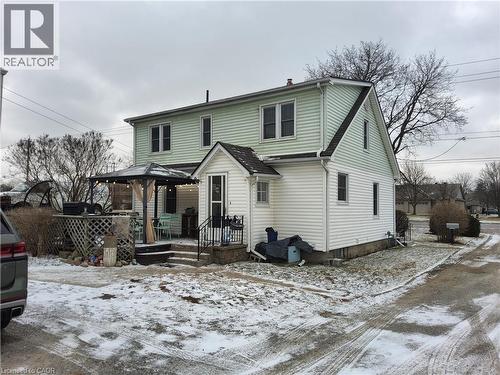 Back of house with a gazebo and a deck - 509 Queensway W, Simcoe, ON - Outdoor
