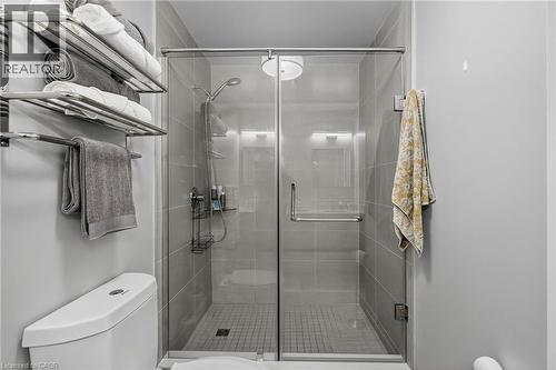 ensuite massive shower - 15 Glebe Street Unit# 1313, Cambridge, ON - Indoor Photo Showing Bathroom