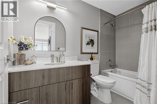 second bath - 15 Glebe Street Unit# 1313, Cambridge, ON - Indoor Photo Showing Bathroom