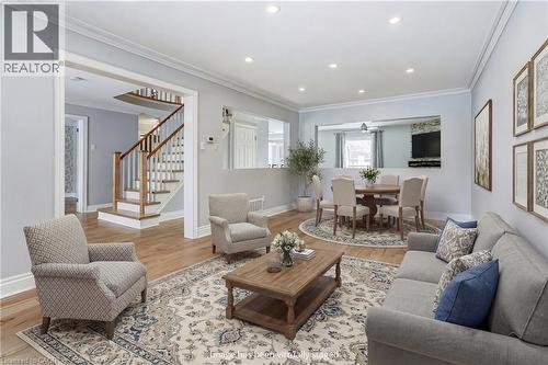 This image has been virtually staged - 13 Petworth Road, Brampton, ON - Indoor Photo Showing Living Room