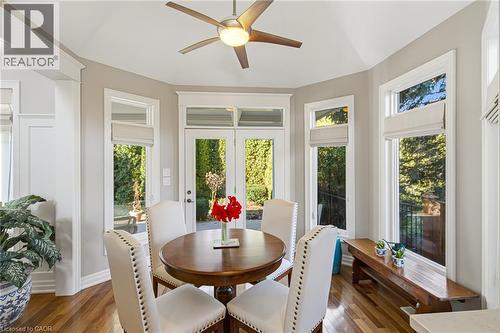 Eat in kitchen surrounded by windows - 643 King Street, Niagara-On-The-Lake, ON - Indoor Photo Showing Dining Room