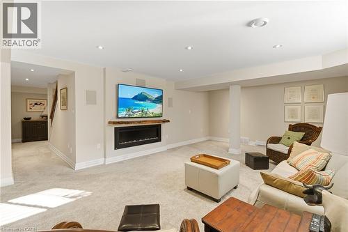 Lower level Family room - 643 King Street, Niagara-On-The-Lake, ON - Indoor Photo Showing Living Room