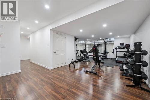 28 Kathleen Court, Hamilton, ON - Indoor Photo Showing Gym Room
