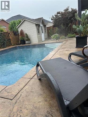 28 Kathleen Court, Hamilton, ON - Outdoor With In Ground Pool