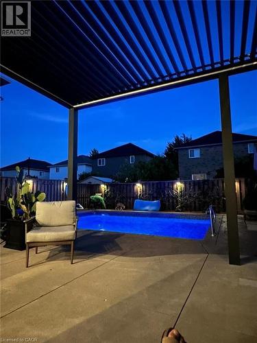 28 Kathleen Court, Hamilton, ON - Outdoor With Above Ground Pool